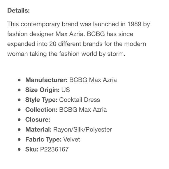 NWT- BCBG- Blush Velvet Dress - Picture 8 of 8